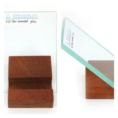 4 mm + 4 mm klares schalldichtes Laminationsglas der Klasse A für Fenstertüren