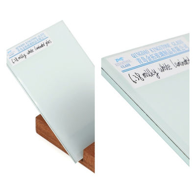 6.38mm A-Grad Milchweißlaminationsglas für Gebäude / Möbel
