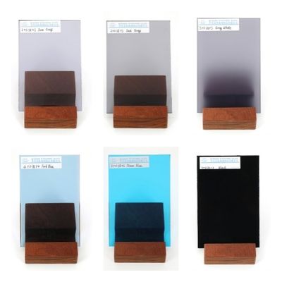 Euro-Grau-Blau-Laminationsglas Wetterfest 6,38 mm Dicke
