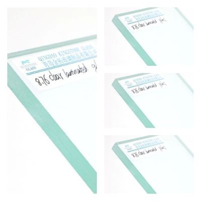 Hohe Sicherheit Durchsichtiges laminiertes Glas 4,38 mm - 25,52 mm Dicke Schwimmglas und PVB